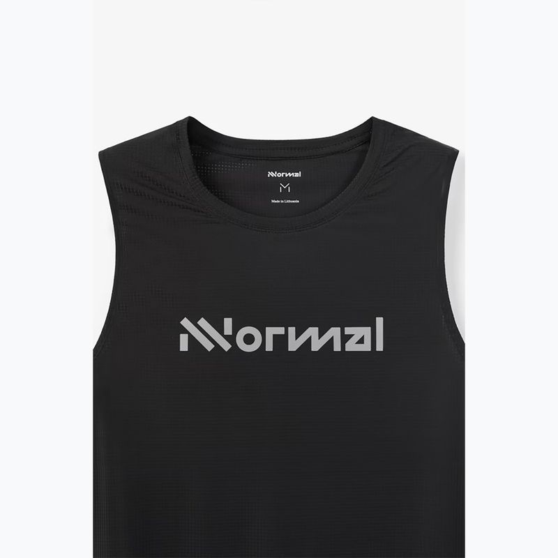 Tricou de alergare NNormal Race Tank negru pentru bărbați 5