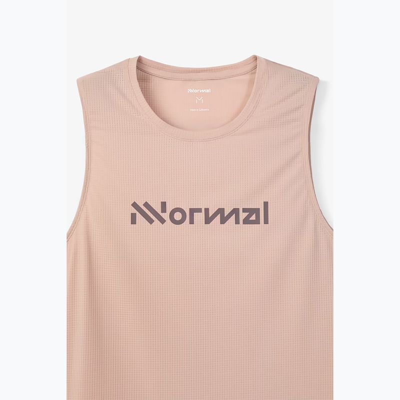Cămașă de alergare pentru bărbați NNormal Race Tank dusty pink 4