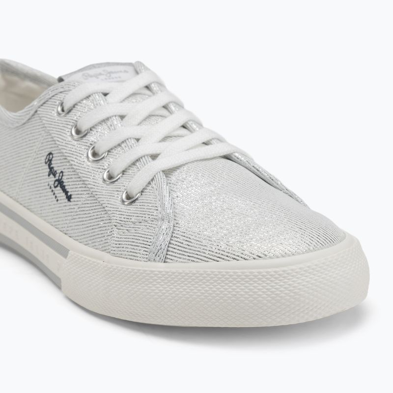Încălțăminte pentru femei  Pepe Jeans Brady Party silver 5