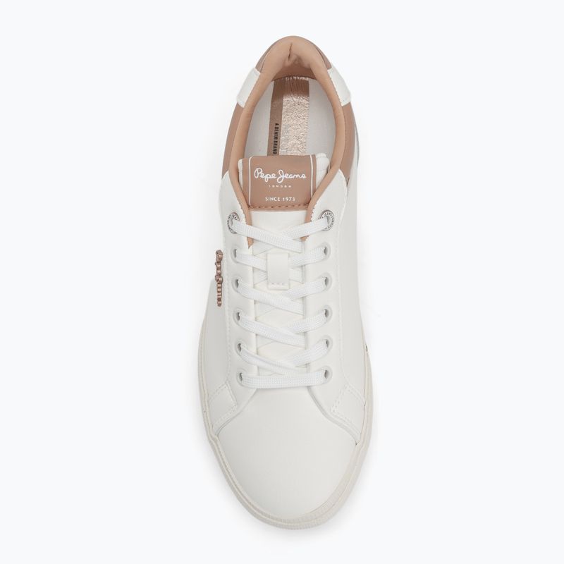 Încălțăminte pentru femei  Pepe Jeans Kenton Court golden ochre brown 5