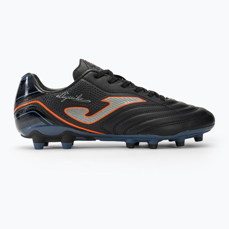 Încălțăminte de fotbal pentru bărbați Joma Aguila FG black/blue 2
