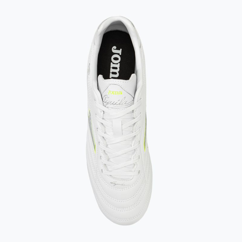 Încălțăminte de fotbal pentru bărbați Joma Aguila FG white