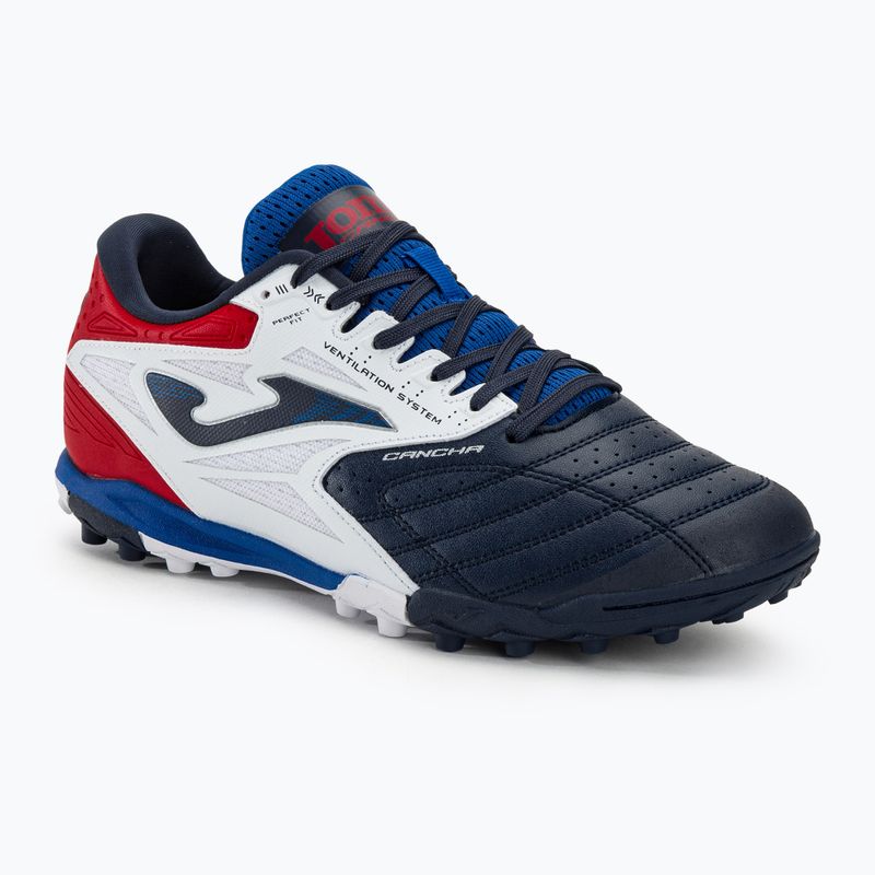 Încălțăminte de fotbal pentru bărbați Joma Cancha TF marine/white
