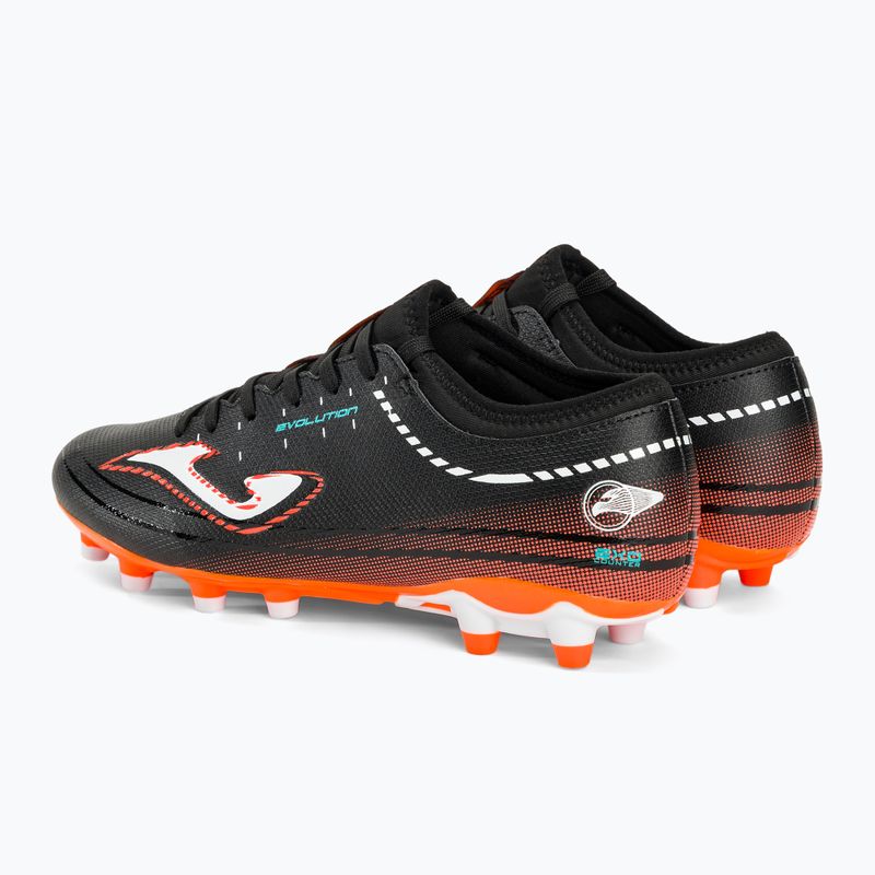 Încălțăminte de fotbal pentru bărbați Joma Evolution FG black/orange 3