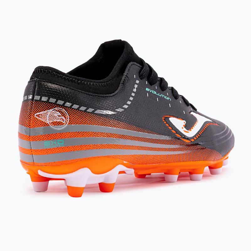 Încălțăminte de fotbal pentru bărbați Joma Evolution FG black/orange 8