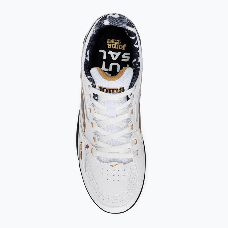 Încălțăminte de fotbal pentru bărbați Joma Fs Reactive TF white 6