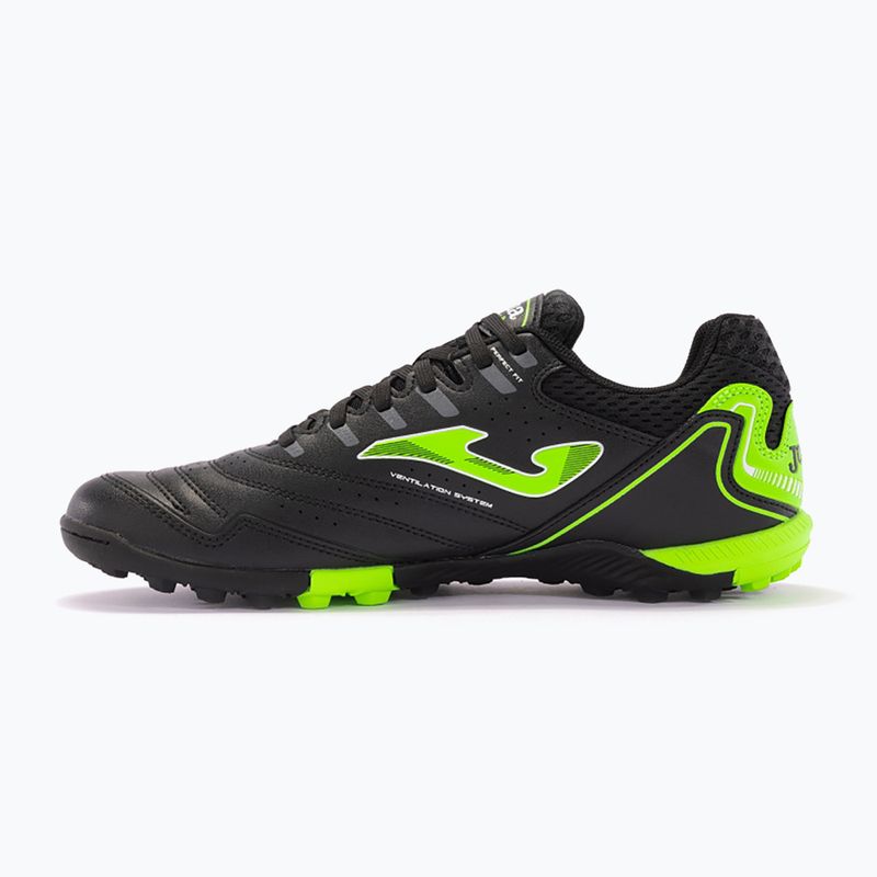 Încălțăminte de fotbal pentru bărbați Joma Maxima TF black/green 3