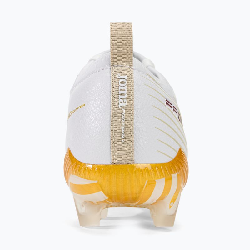 Încălțăminte de fotbal pentru bărbați Joma Propulsion Cup FG white/gold 6