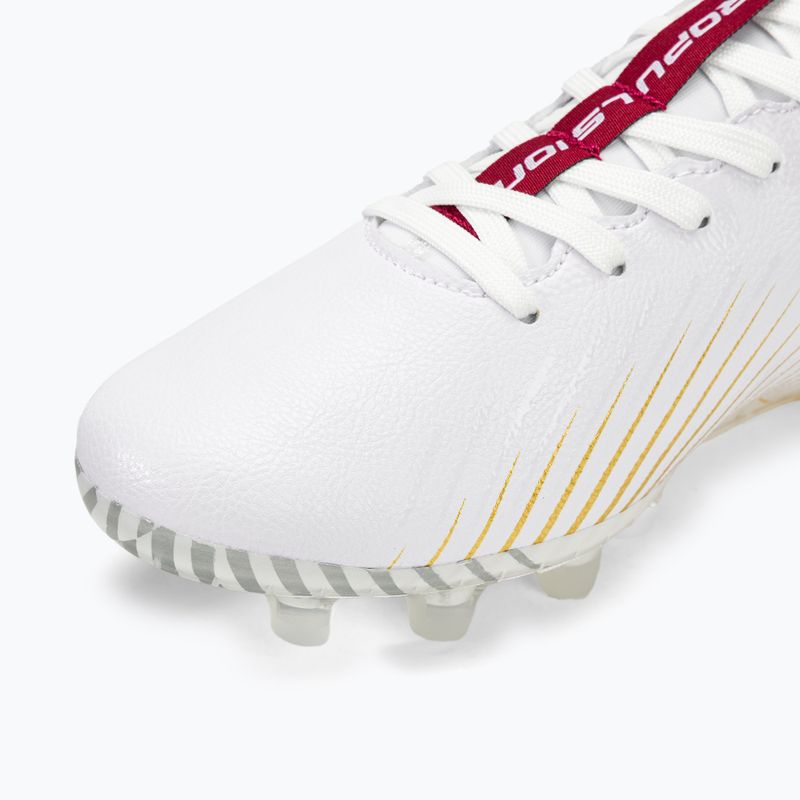 Încălțăminte de fotbal pentru bărbați Joma Propulsion Cup FG white/gold 7