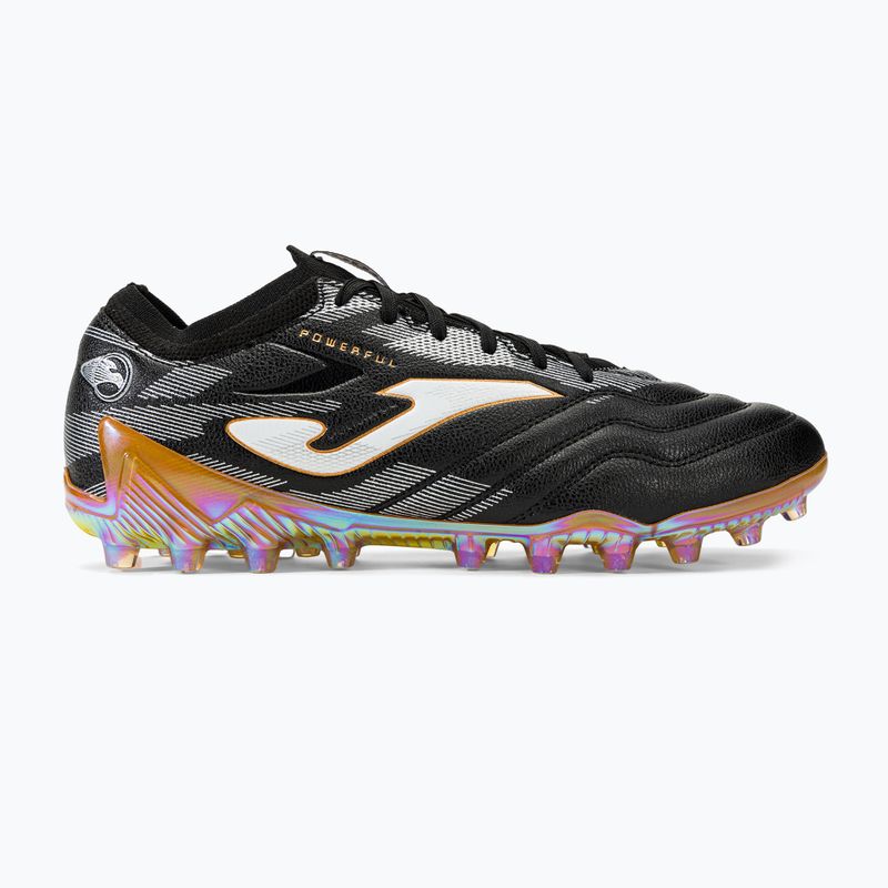 Încălțăminte de fotbal pentru bărbați Joma Powerful Cup AG black/gold 2