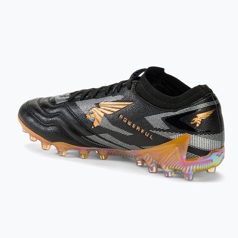 Încălțăminte de fotbal pentru bărbați Joma Powerful Cup AG black/gold 3