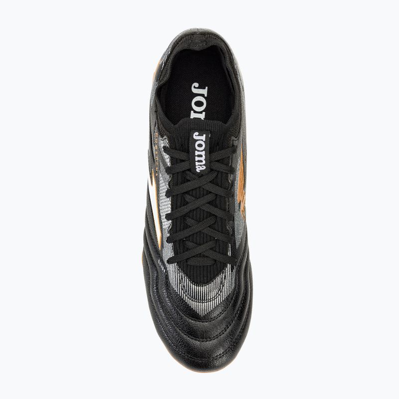 Încălțăminte de fotbal pentru bărbați Joma Powerful Cup AG black/gold 5