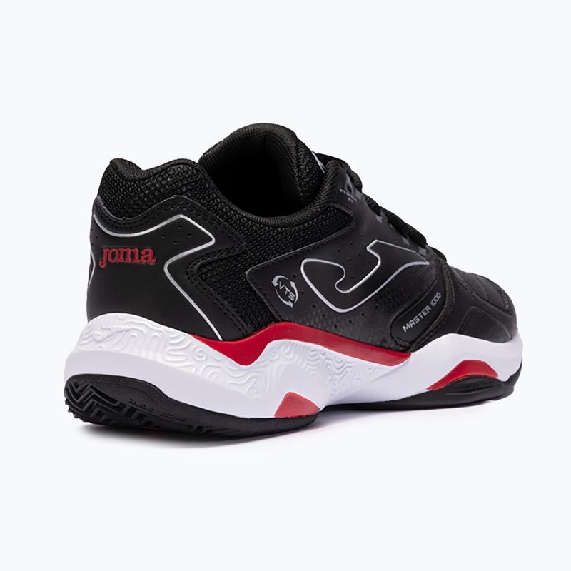Pantofi de padel Joma Master 1000 Padel pentru bărbați, negru/roșu