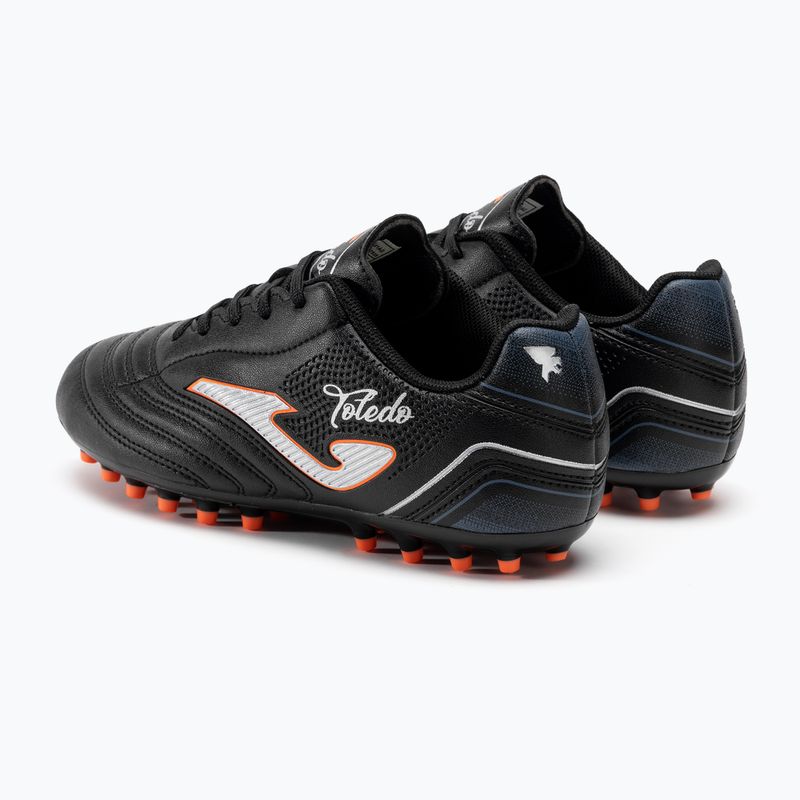 Încălțăminte de fotbal pentru copii Joma Toledo Jr AG black 3
