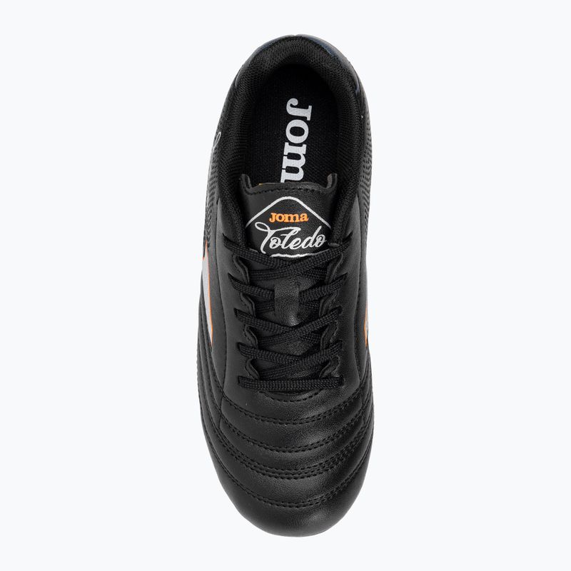 Încălțăminte de fotbal pentru copii Joma Toledo Jr AG black 6