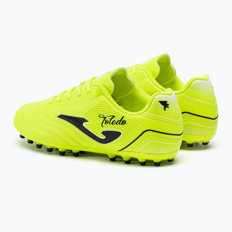 Încălțăminte de fotbal pentru copii Joma Toledo Jr AG lemon fluor
