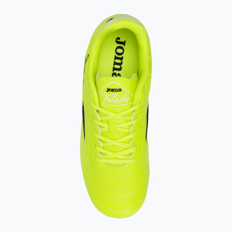 Încălțăminte de fotbal pentru copii Joma Toledo Jr AG lemon fluor