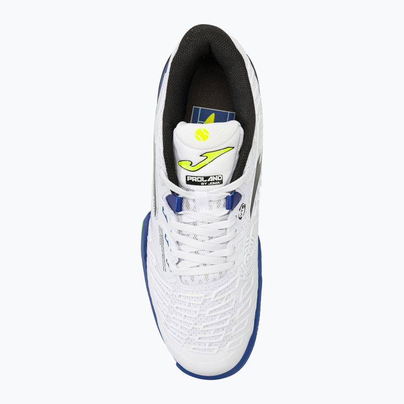 Pantofi bărbătești Joma Roland Padel alb 5