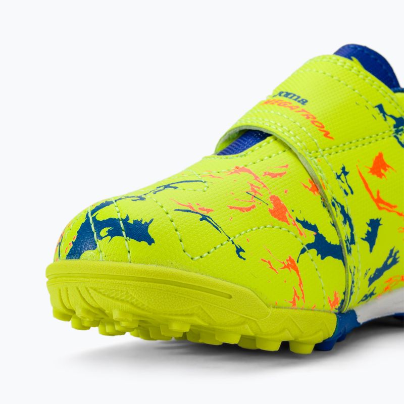 Încălțăminte de fotbal pentru copii Joma Megatron Jr TF lemon fluor 8