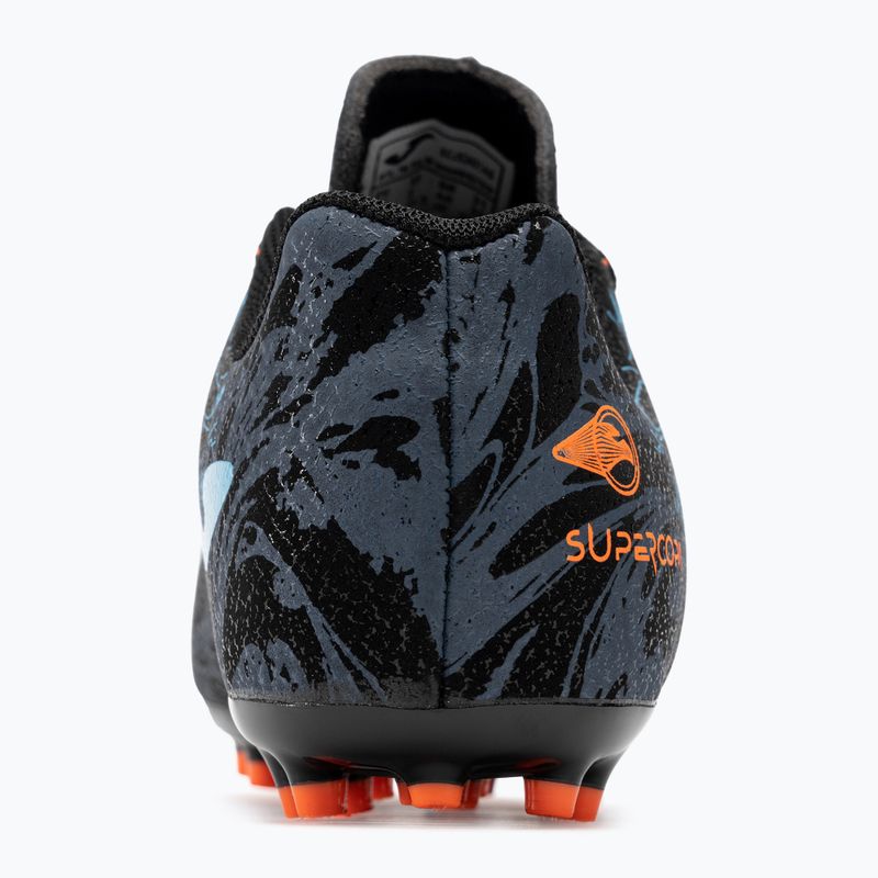 Încălțăminte de fotbal pentru copii Joma Super Copa Jr AG black/turquoise 7