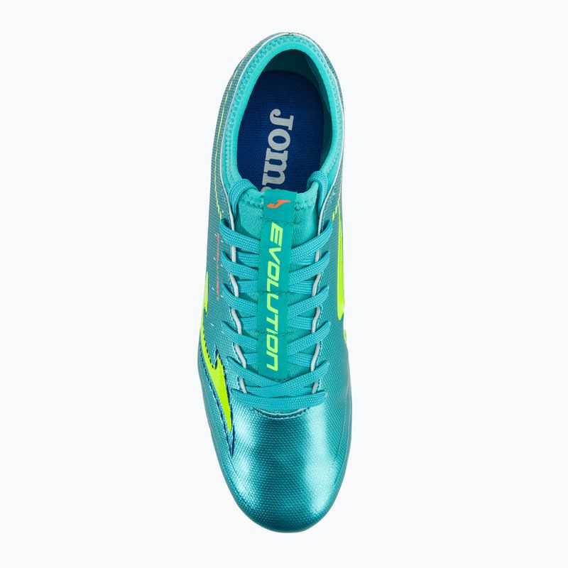 Încălțăminte de fotbal pentru bărbați Joma Evolution FG turquoise 6