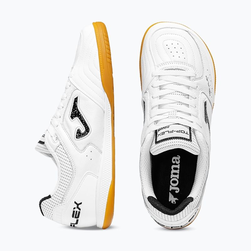 Încălțăminte de fotbal pentru bărbați Joma Top Flex Foot Shape Indoor white 5