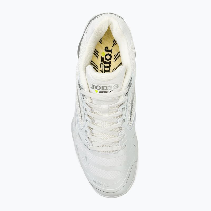 Pantofi bărbătești Joma Set Padel alb 5
