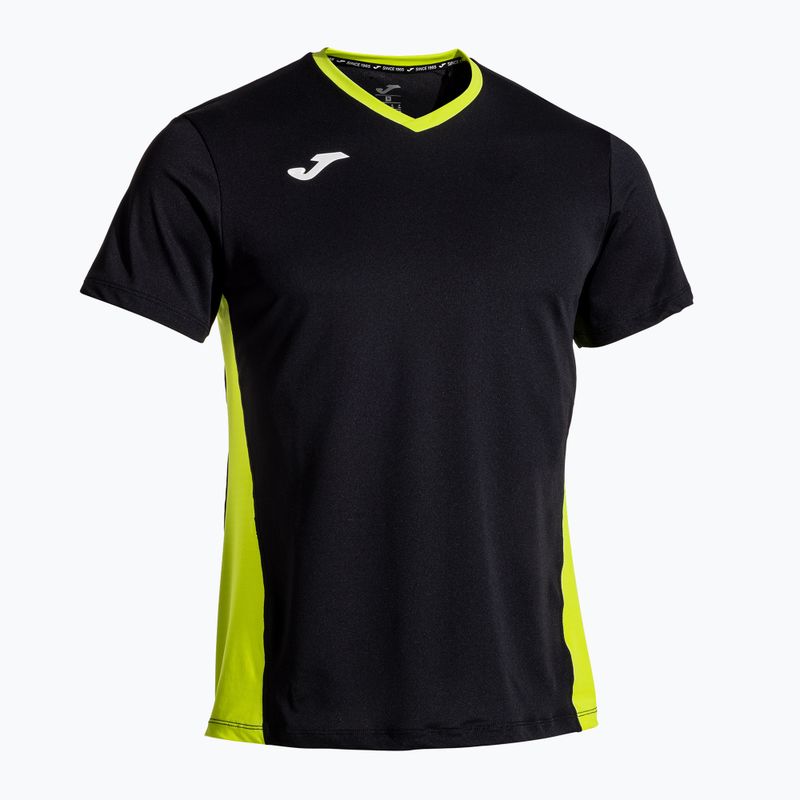 Tricou de tenis pentru bărbați Joma Court black/green 2