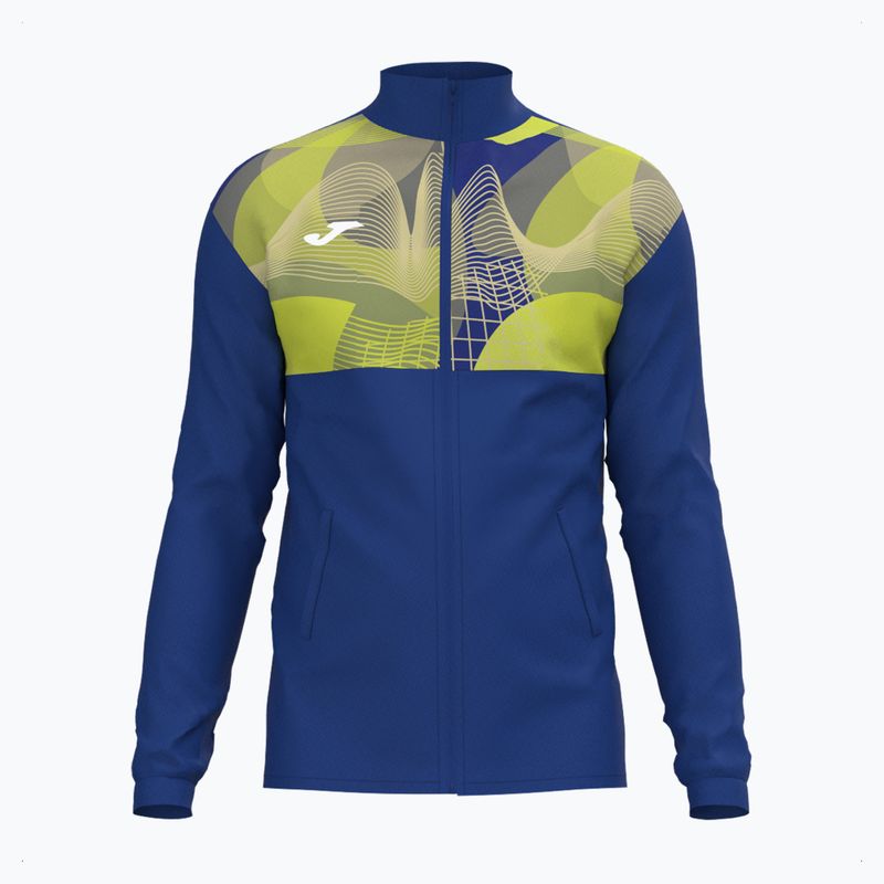 Bluză de tenis pentru bărbați Joma Court Full Zip blue