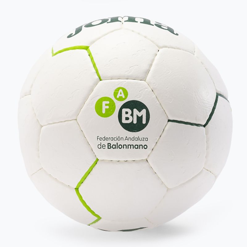 Minge de fotbal Joma Fed Balonmano Andaluza white/green 3