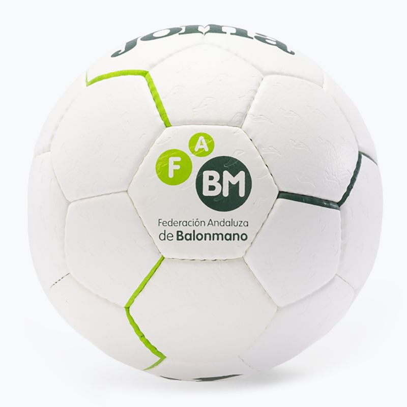 Minge de fotbal Joma Fed Balonmano Andaluza white/green 3