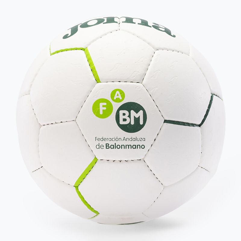 Minge de fotbal Joma Fed Balonmano Andaluza white/green 3