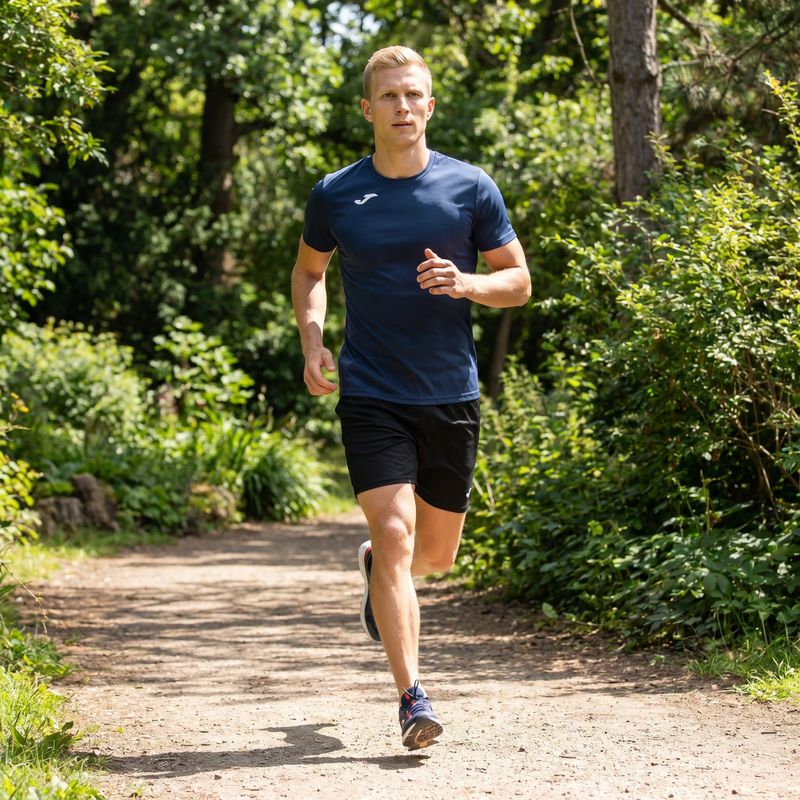 Tricou de alergare pentru bărbați Joma Record II navy 3