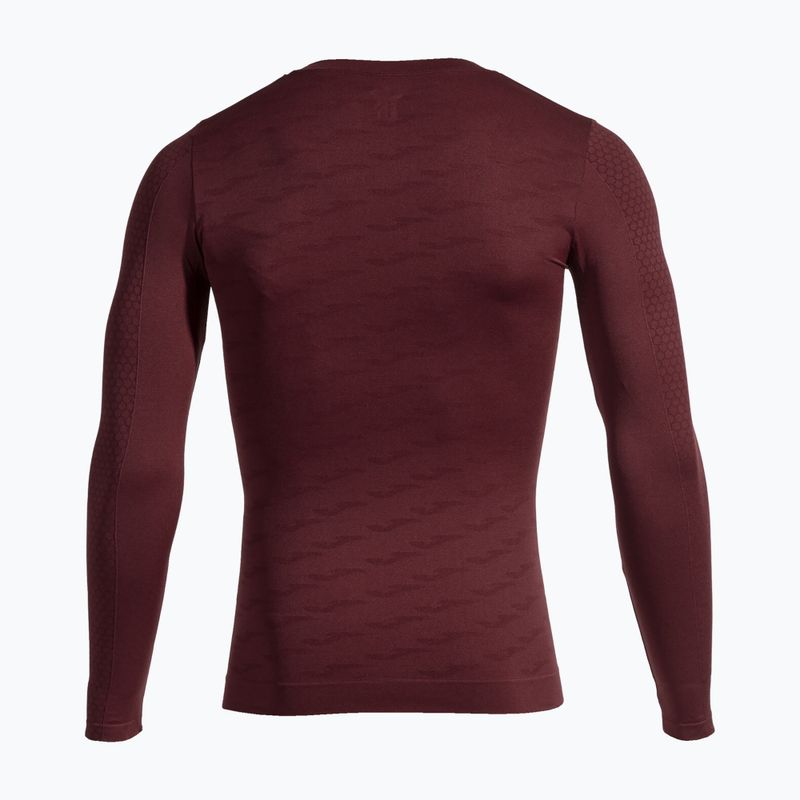 Bluză termică pentru bărbați Joma Classic burgundy 3