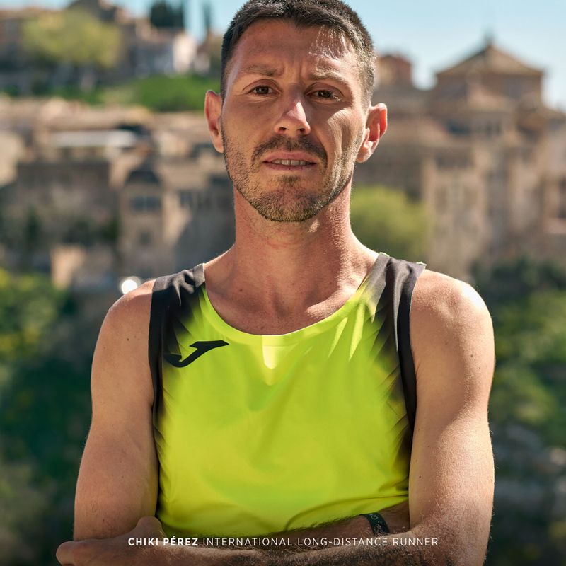 Tricou de alergare pentru bărbați Joma Elite XI fluor yellow/black 6