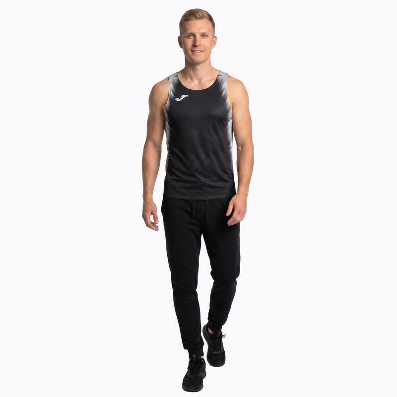 Tricou de alergare pentru bărbați Joma Elite XI black/white 2