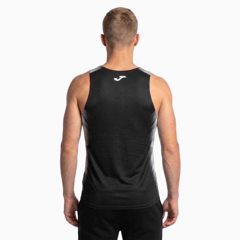 Tricou de alergare pentru bărbați Joma Elite XI black/white 3
