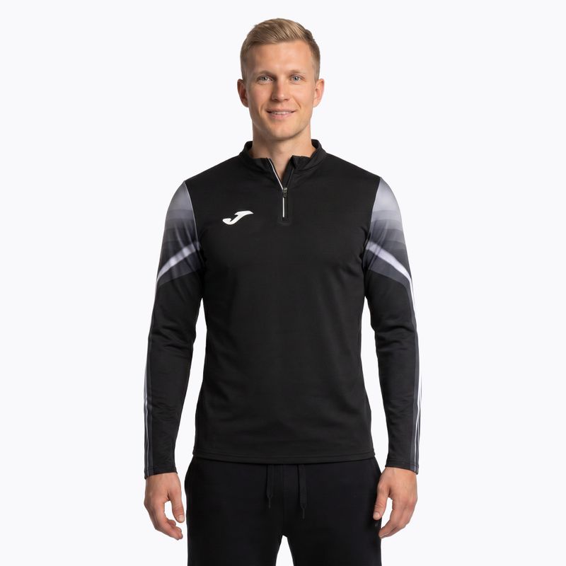 Bluză de alergare pentru bărbați Joma Elite XI black/anthracite