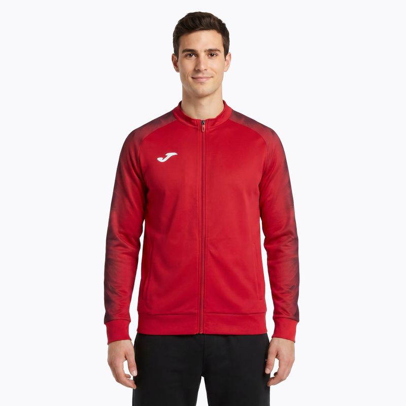 Bluză de alergare pentru bărbați Joma Elite XI Full Zip red