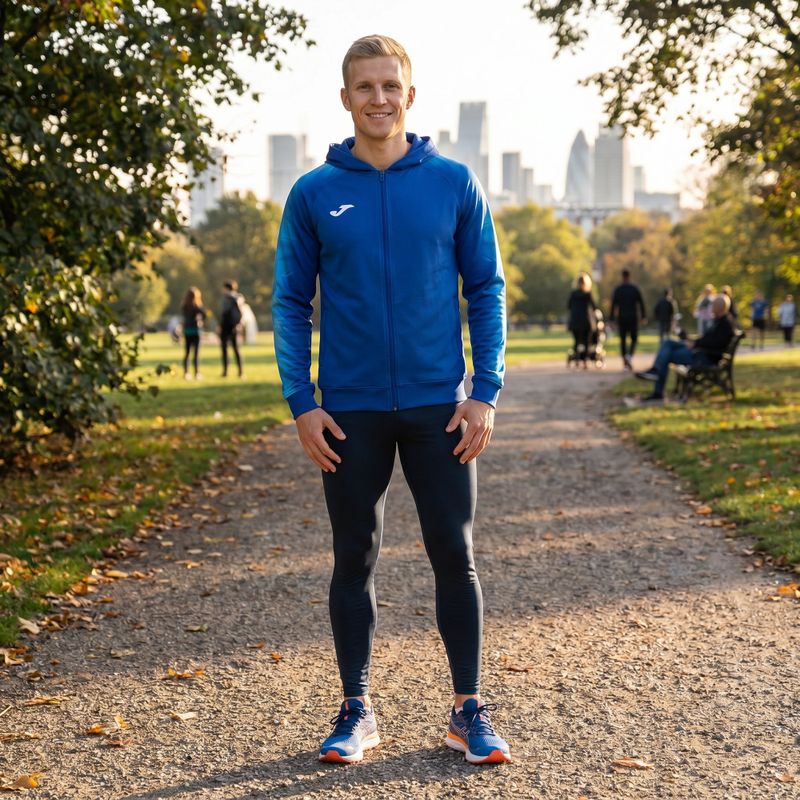 Bluză de alergare pentru bărbați Joma Elite XI Hoodie royal 11