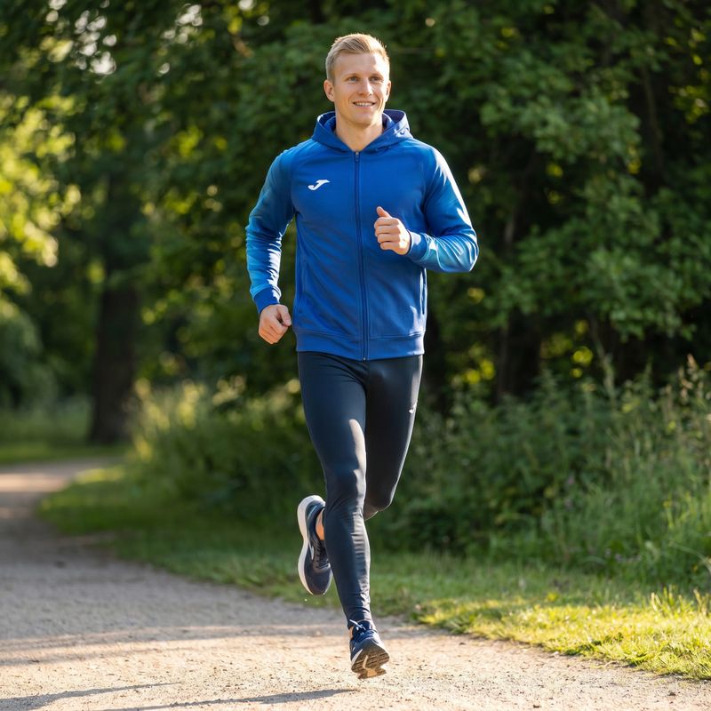 Bluză de alergare pentru bărbați Joma Elite XI Hoodie royal 12