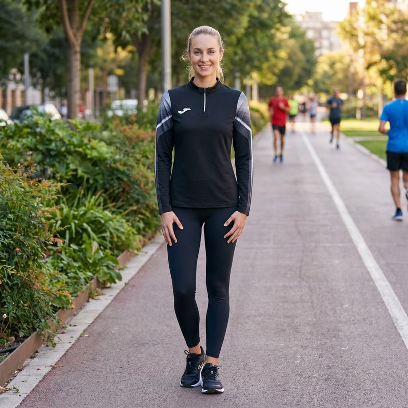 Bluză de alergare pentru femei Joma Elite XI black/anthracite 9