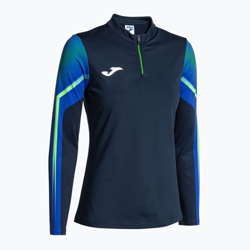 Bluză de alergare pentru femei  Joma Elite XI navy/fluor green 3