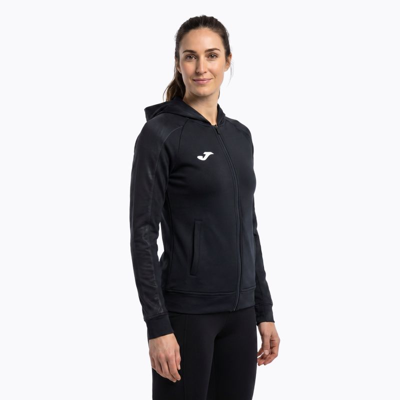 Hanorac de alergare pentru femei Joma Elite XI Hoodie black/anthracite 4