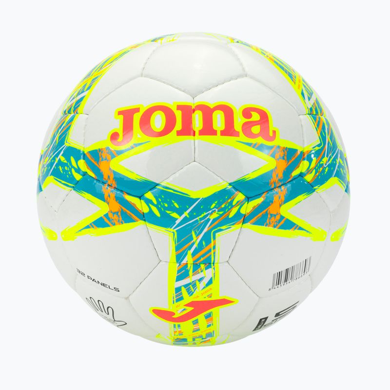 Minge de fotbal Joma Dali III flour turquoise/flour coral mărimea 4