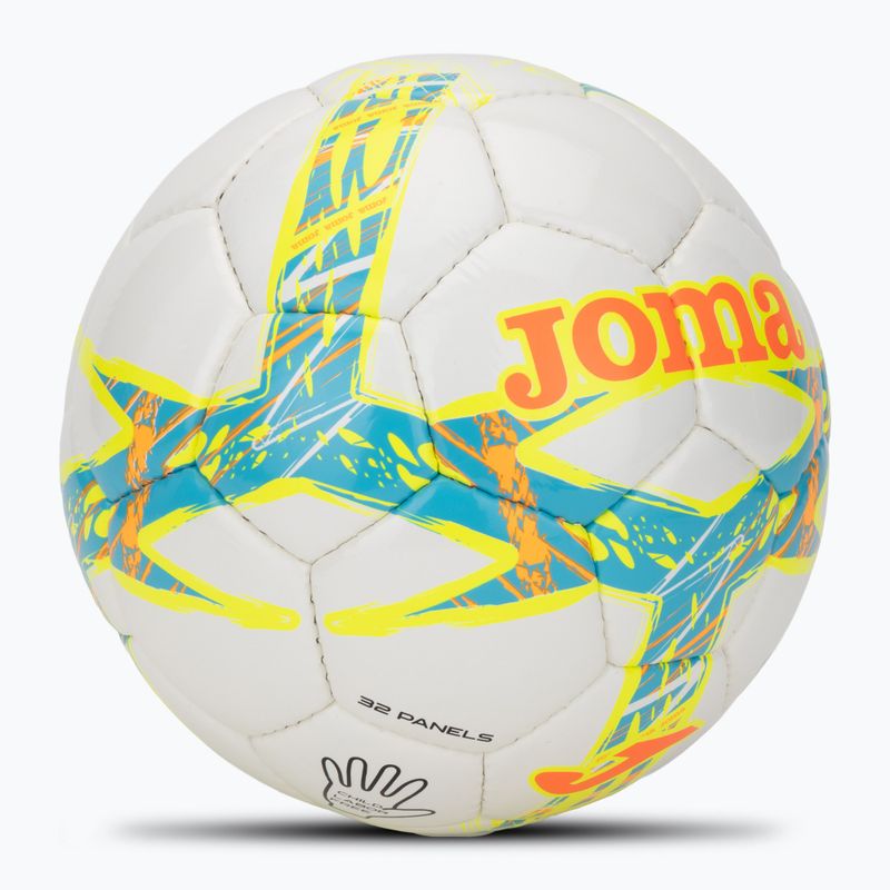 Minge de fotbal Joma Dali III flour turquoise/flour coral mărimea 3 2