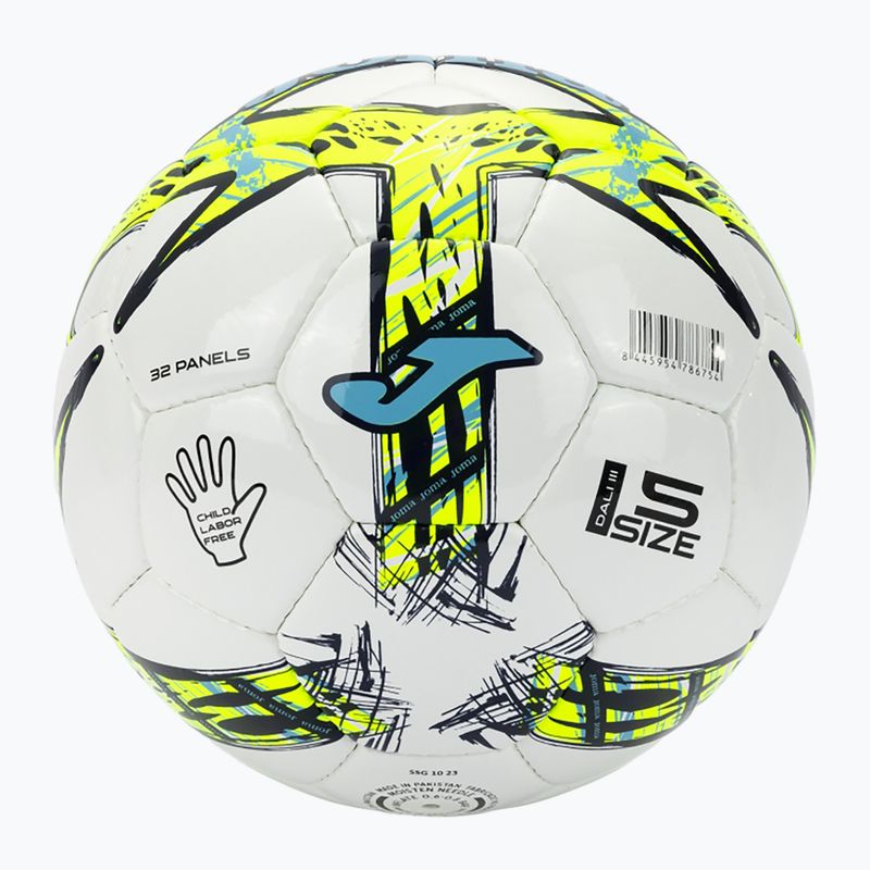 Minge de fotbal Joma Dali III yellow mărimea  3 2