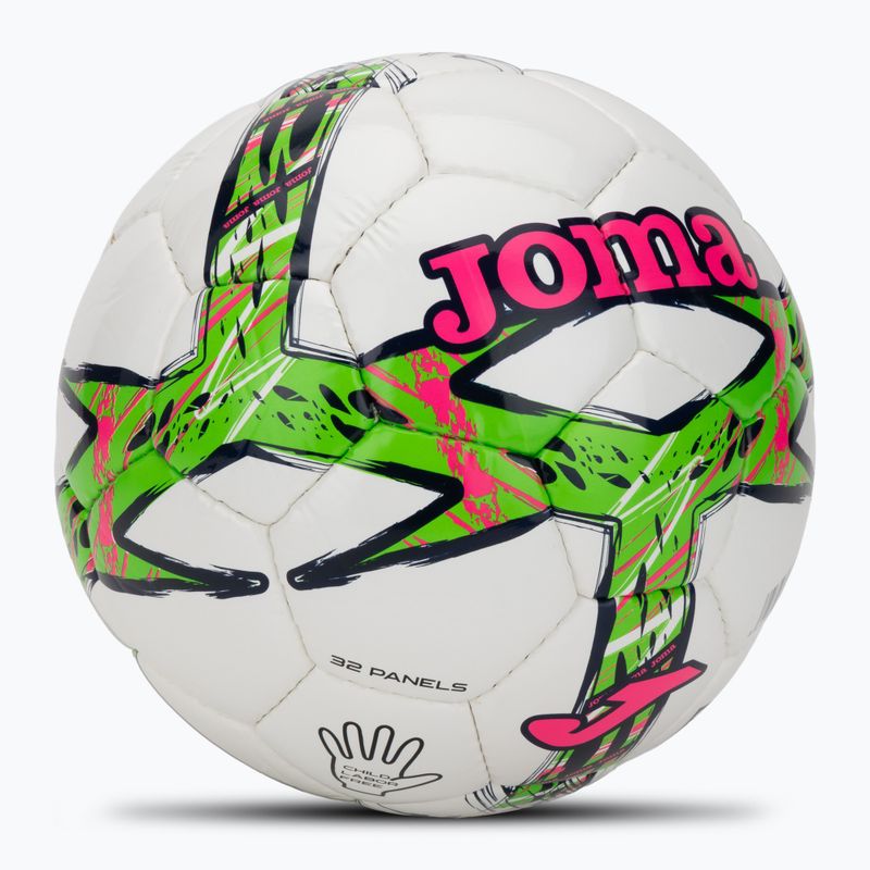 Minge de fotbal Joma Dali III green fluor/pink/navy mărimea  3 2