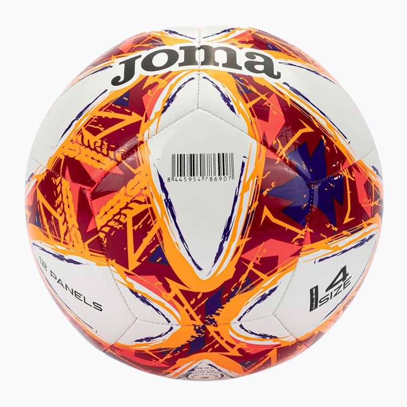 Minge de fotbal  Joma Challenge III white/red mărimea  4