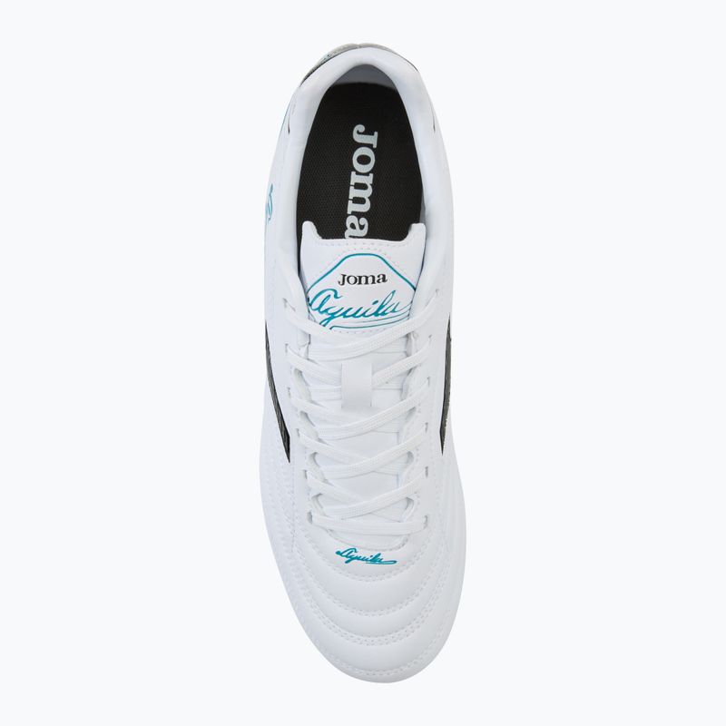 Încălțăminte de fotbal pentru bărbați Joma Aguila AG white/black